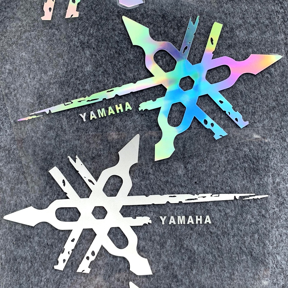 สติกเกอร์สะท้อนแสง ป้องกันรอยขีดข่วน สําหรับติดตกแต่งถังน้ํามันรถจักรยานยนต์ Yamaha MIO SPORTY Aerox Nmax TFX150 จํานวน 2 ชิ้น - รูปที่ 4