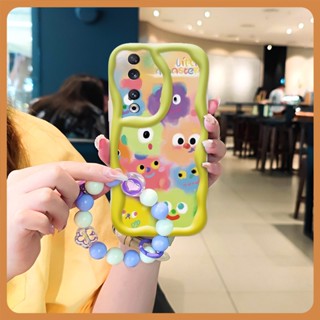 Love bracelet luxurious Phone Case For Huawei Honor90 Full edging interest Liquid silicone Soft flower Pendants Pendants