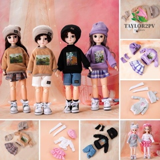 Taylor2pv ชุดเสื้อผ้าตุ๊กตาเจ้าหญิงน่ารัก 32 ซม. แฟชั่น สําหรับตุ๊กตา Bjd