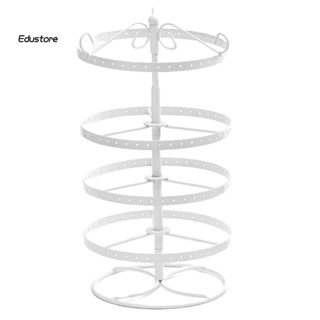 &lt;COD&gt; ชั้นวางเครื่องประดับ ต่างหู หมุนได้ 4 ชั้น สําหรับตั้งโต๊ะ