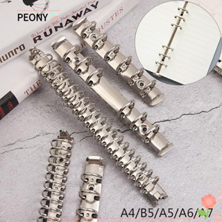 Peonypavilion คลิปห่วงสมุดโน้ต A4 B5 A5 A6 A7 เติมได้ DIY อุปกรณ์เสริม สําหรับสํานักงาน