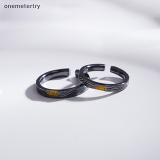 Onem แหวนหมั้น รูปหัวใจ ปรับได้ สไตล์โรแมนติก เรโทร เครื่องประดับ สําหรับผู้หญิง ผู้ชาย