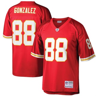 Fb 1994 NFL Kansas City Chiefs Jersey Tony Gonzalez Retired เสื้อยืดลําลอง แขนสั้น คอกลม พิมพ์ลายฟุตบอล สําหรับผู้ชาย พลัสไซซ์