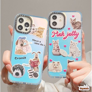 เคสโทรศัพท์มือถือแบบนิ่ม ใส ลายสุนัข IMD สองด้าน สําหรับ IPhone14 13 12 11 Pro Max 8 7 6 6s Plus X Xr Xs Max SE 2020