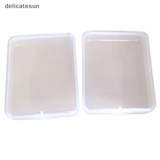 Delicatesun กล่องพลาสติกใส ขนาดเล็ก สําหรับเก็บโฟโต้การ์ด