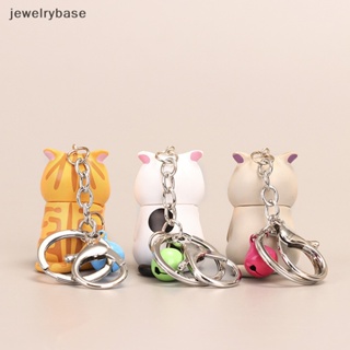 [jewelrybase] พวงกุญแจ จี้รูปแมวขี้อายน่ารัก เครื่องประดับ สําหรับห้อยกระเป๋า