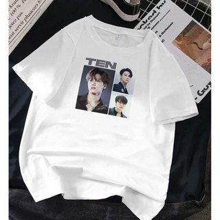 ไฟ! - เสื้อยืดโอเวอร์ไซซ์ พิมพ์ลาย NCT Ten Photo