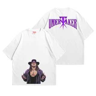 ไฟ! Undertaker เสื้อยืด โอเวอร์ไซซ์ WWE สําหรับผู้หญิง