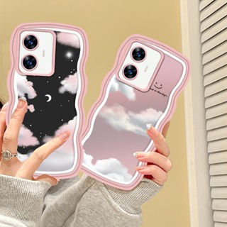 เคสโทรศัพท์มือถือ TPU ลายก้อนเมฆ ดวงจันทร์ สําหรับ Realme C53 C55 10 C30 C31 C33 C35 C21Y C25Y C11 2021 C15 C25 C17 C12 C3 C2 8i 7i 5 5i 6i 7 Pro Narzo 50A Prime 20 Pro HOSTR