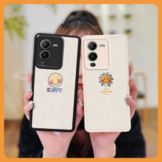 funny Silica gel Phone Case For VIVO S15 Pro 5G/V25 Pro 5G personality Cartoon couple luxurious youth heat dissipation texture