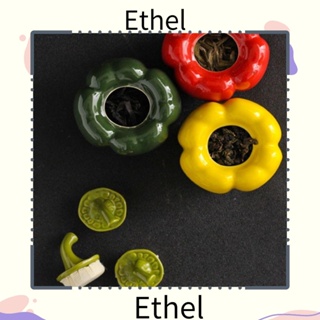 Ethel1 กล่องชาเซรามิค แบบพกพา