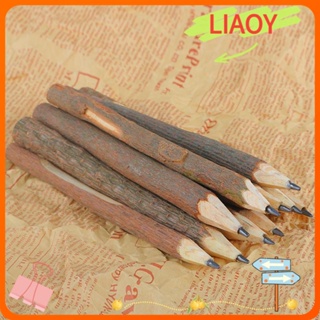 Liaoy เครื่องเขียน ดินสอไม้ กิ่งไม้ และกิ่งไม้ 5 ชิ้น