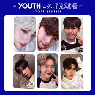 พร้อมส่ง โปสการ์ด ZB1 YOUTH IN THE SHADE Debut Album Photocards ZEROBASEONE Lomo Cards Zhang Hao Jiwoong Hanbin Matthew Taerae Rickey Gyuvin Gunwook Yujin Kpop 6 ชิ้น ต่อชุด