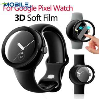 ฟิล์มกันรอยหน้าจอ TPU นิ่ม 3D ขอบโค้ง อุปกรณ์เสริม สําหรับ Google Pixel Watch