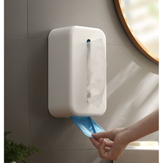 Omocha - (Long) Tissue box : กล่องทิชชู่ยาวติดผนังใช้งานได้ 2 ช่อง กล่องทิชชู่ครัว