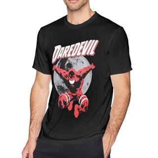 GILDAN เสื้อยืดแขนสั้น ผ้าฝ้าย พิมพ์ลาย Daredevil Launching In The Moonlight สําหรับผู้ชาย