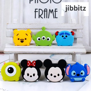 อุปกรณ์เสริม จี้การ์ตูน Stitch Minnie Jibbits น่ารัก สําหรับรองเท้า Crocs Pins Disney Mickey สําหรับเด็ก