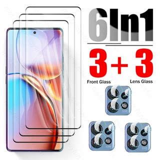 For Moto Edge 40 5G Glass 6 In 1 Camera Lens Protective Glass For Motorola Edge 40 Pro Edge40 5G Screen Protector HD Film Cover