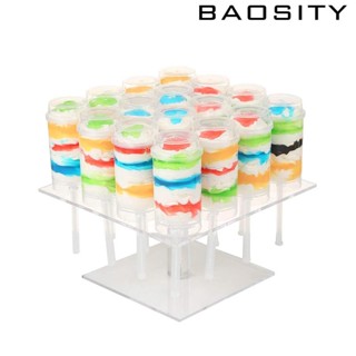 [Baosity] ขาตั้งเค้ก ขนมหวาน แบบใส 16 หลุม มั่นคง สําหรับวันครบรอบ ปาร์ตี้ฮาโลวีน เบบี้ชาวเวอร์