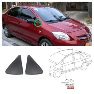 แผงเสากระจกมองหลัง ทรงสามเหลี่ยม สําหรับ TOYOTA vios batman gen2 2008 2009 2010 2011 2012 2013 ชิ้นส่วนเลขที่:60118-52040