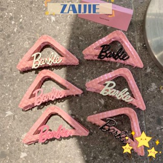 Zaijie24 กิ๊บติดผมโลหะ ลายสก๊อต รูปตัวอักษร สําหรับตุ๊กตาบาร์บี้ DIY