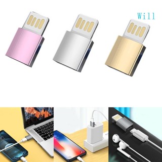 Will อะแดปเตอร์สายเคเบิล USB 2 0 Type C USB 2 0 Male To Type C Female