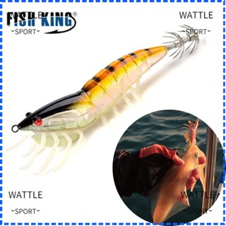 Wattle จิ๊กซอว์ไม้ รูปกุ้ง ปลาหมึก แบบนิ่ม