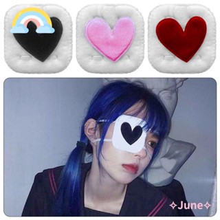 June แผ่นปิดตาคอสเพลย์ การ์ตูนอนิเมะ Cross-Embroidery Eyeshade DIY