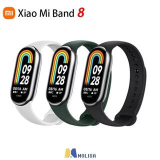 Mi Smart Band 8 Smart Watch 1.62 "หน้าจอ Amoled Fitness Tracker Mb 8 Spo2ออกซิเจนในเลือด Smartwatch MOLISA MOLISA