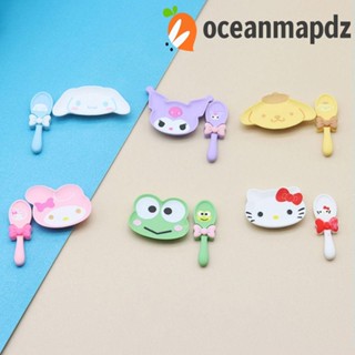 Oceanmapdz แผ่นเรซิ่น รูปเมโลดี้ 3D อุปกรณ์เสริม สําหรับตกแต่งบ้านตุ๊กตา 3 ชิ้น ต่อชุด