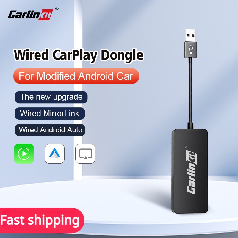 Carlinkit รถยนต์ แบบใช้สาย Carplay และกล่องอัตโนมัติ Android