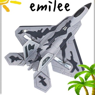 Emilee เครื่องบินบังคับวิทยุ ความเร็วสูง ของขวัญสําหรับเด็กผู้ชาย F22 Raptor RC Glider