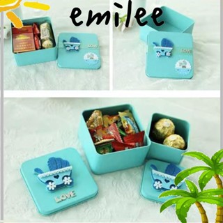 EMILEE ขวดโหลอลูมิเนียม สําหรับใส่เทียน ครีมบาล์ม 2 ชิ้น