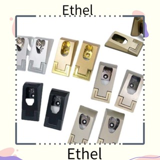 Ethel1 ที่แขวนราวตากผ้า แบบโลหะผสมสังกะสี สําหรับแขวนผ้าม่าน ตู้เสื้อผ้า