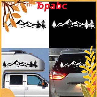 Top ใหม่ สติกเกอร์ กันน้ํา 100 ซม. หลากสี สําหรับติดตกแต่งรถยนต์ SUV RV PET Camper