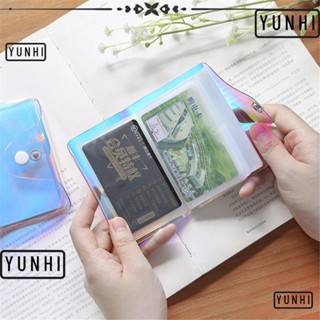 Yunhi ที่ใส่บัตรเครดิต แบบพกพา 20 บิต แบบใส