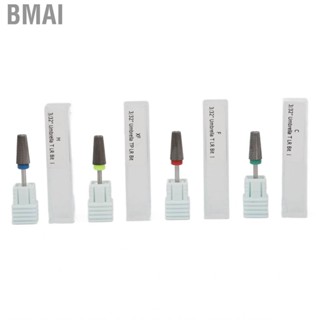 Bmai Nail Grinding Heads Tungsten Steel Art Drill Bits Different Roughness for Manicure Salon