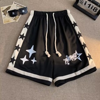 【M-2XL】กางเกงกีฬา ขาสั้น เอวยางยืด ขาตรง ขนาดใหญ่ แฟชั่นเกาหลี สําหรับผู้ชาย