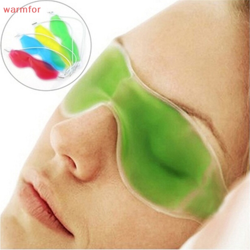 (warmfor🌹 Gel Eye Mask Cold Pack Warm Hot Heat Ice Cool Soothing Tired Eyes & Headache Pad