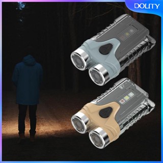 [dolity] พวงกุญแจไฟฉาย LED ขนาดเล็ก ชาร์จ USB สําหรับเดินทาง เดินป่า ผจญภัย ทําสวน ทํางาน