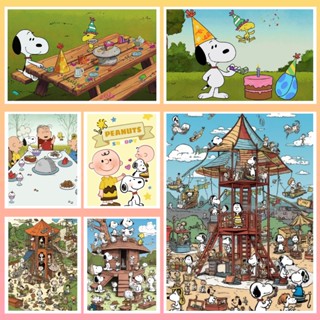 🔥ปริศนา🔥【Snoopy】Jigsaw Puzzle 300 ชิ้น 500 ชิ้น 1000 ชิ้น Ultra HD Wood Puzzle การจัดส่งที่รวดเร็ว ปริศนา Bashwood พรีเมี่ยมพรีเมี่ยมสำหรับผู้ใหญ่ Unclassing ของขวัญวันเกิดปริศนาที่กำหนดเอง ปริศนาอะนิเมะ