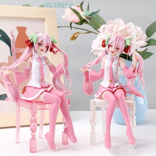 Mxmio ตุ๊กตาฟิกเกอร์ Sakura Miku สไตล์ญี่ปุ่น ขนาด 16 ซม. สําหรับตกแต่งรถยนต์