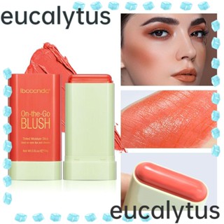 Eucalytus1 บลัชออน แบบแท่ง เนื้อครีมธรรมชาติ เรียบเนียน ติดทนนาน สําหรับแต่งหน้า คอนทัวร์ เงา แก้ม