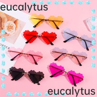 Eucalytus1 แว่นตากันแดด ไร้ขอบ ป้องกัน UV400 สําหรับผู้หญิง