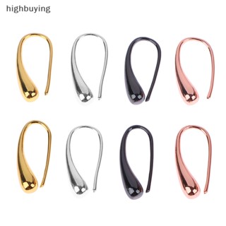 [highbuying] ใหม่ ต่างหูเงินแท้ 925 รูปหยดน้ํา สีทอง สไตล์วินเทจ เรียบง่าย เครื่องประดับ สําหรับผู้หญิง พร้อมส่ง