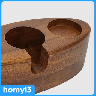 [Homyl3] ขาตั้งแทมเปอร์กาแฟ แบบไม้ ทนทาน สําหรับบาร์ เคาน์เตอร์