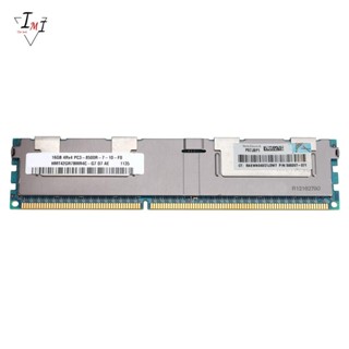 แรมหน่วยความจํา 16GB PC3-8500R DDR3 1066Mhz CL7 240Pin ECC REG 1.5V 4RX4 RDIMM สําหรับเซิร์ฟเวอร์เวิร์กสเตชั่น