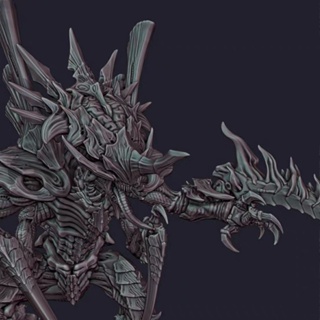 9.9 เหนื่อยมากWarhammer 40k Norn อะไหล่เครื่องปริ้นท์ 3d ขนาดทัชสกรีน สีพื้น OJGR