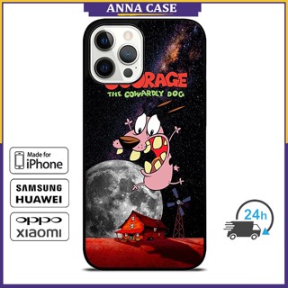 เคสโทรศัพท์มือถือ ลาย The Cowardly Dog Space สําหรับ iPhone 14 Pro Max 13 Pro Max Samsung Galaxy Note10+ S21Ultra