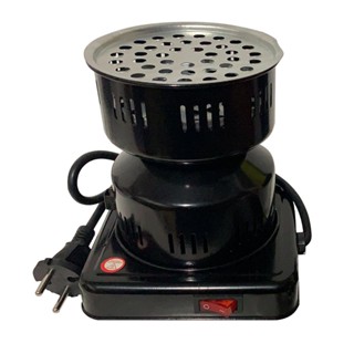 Electric Charcoal Burner Removable Tray + Tongs Thickened Charcoal Stove